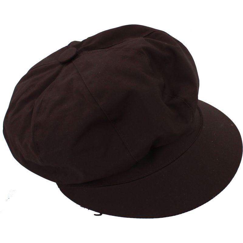 Casquette de pluie marron chocolat pour femme Casquette de pluie marron chocolat pour femme