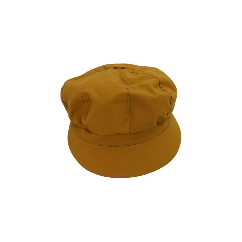 Casquette de pluie jaune d'ocre pour femme