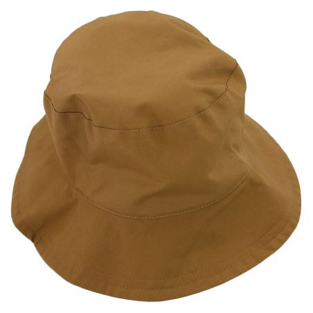 Chapeau de pluie femme beige coton huilé sec