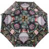 Parapluie canne de luxe noir Jungle tropicale