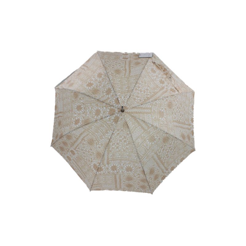 Grand parapluie haut de gamme beige pour dame