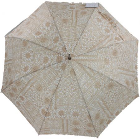 Grand parapluie haut de gamme beige pour dame