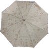Grand parapluie haut de gamme beige pour dame