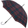Parapluie canne français écossais bleu pour femme