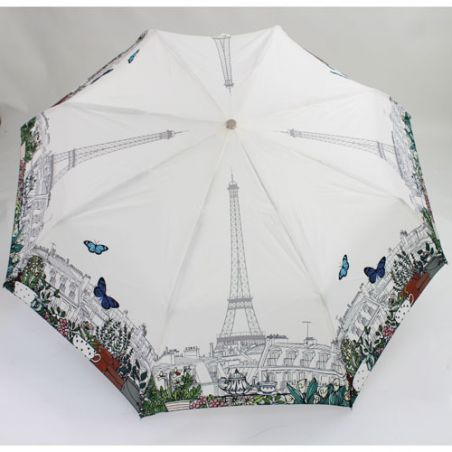 Parapluie pliant les toits de Paris