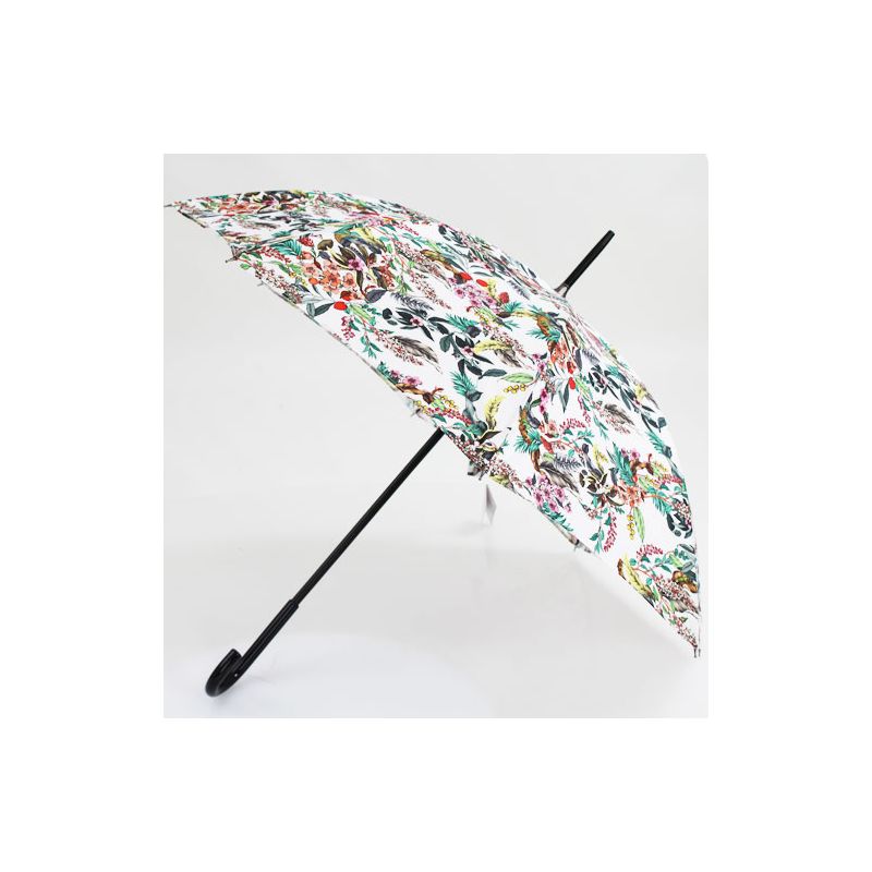 Grand parapluie de luxe motif tropicale