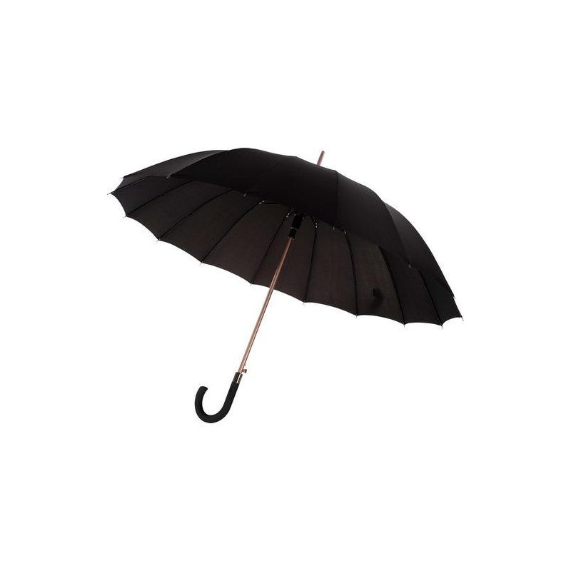 Parapluie noir 16 baleines