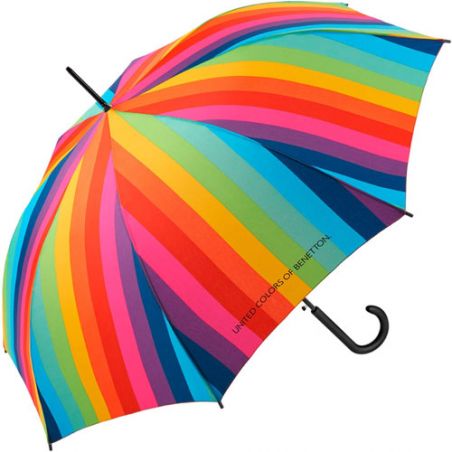 parapluie long Benetton couleurs