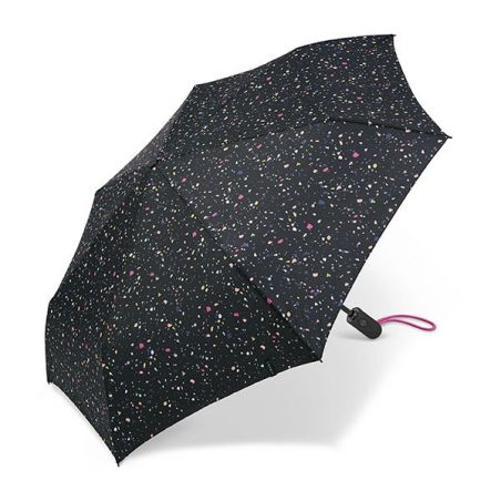 Parapluie pliant Esprit noir pluie de couleurs