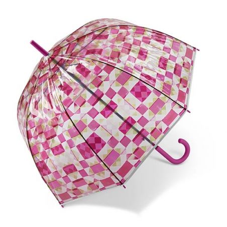 Parapluie cloche transparent Esprit kaléidoscope