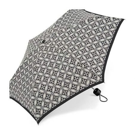 Mini parapluie pliant vintage Cardin black and white