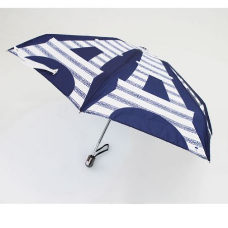 Mini parapluie femme Tour Eiffel bleue et blanche
