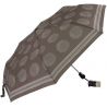 Parapluie pliable taupe Pierre Cardin motif ethnique