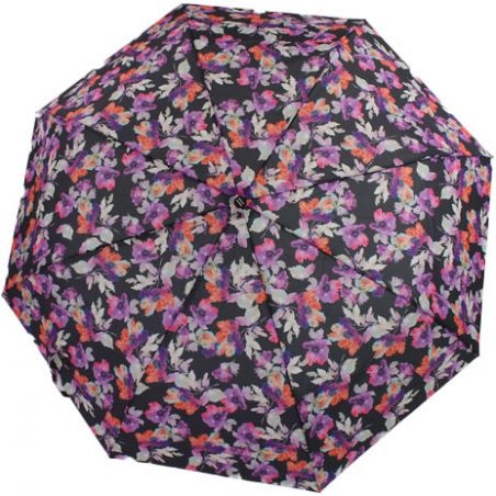 Parapluie ouverture et fermeture automatique motif fleuri Pierre Cardin