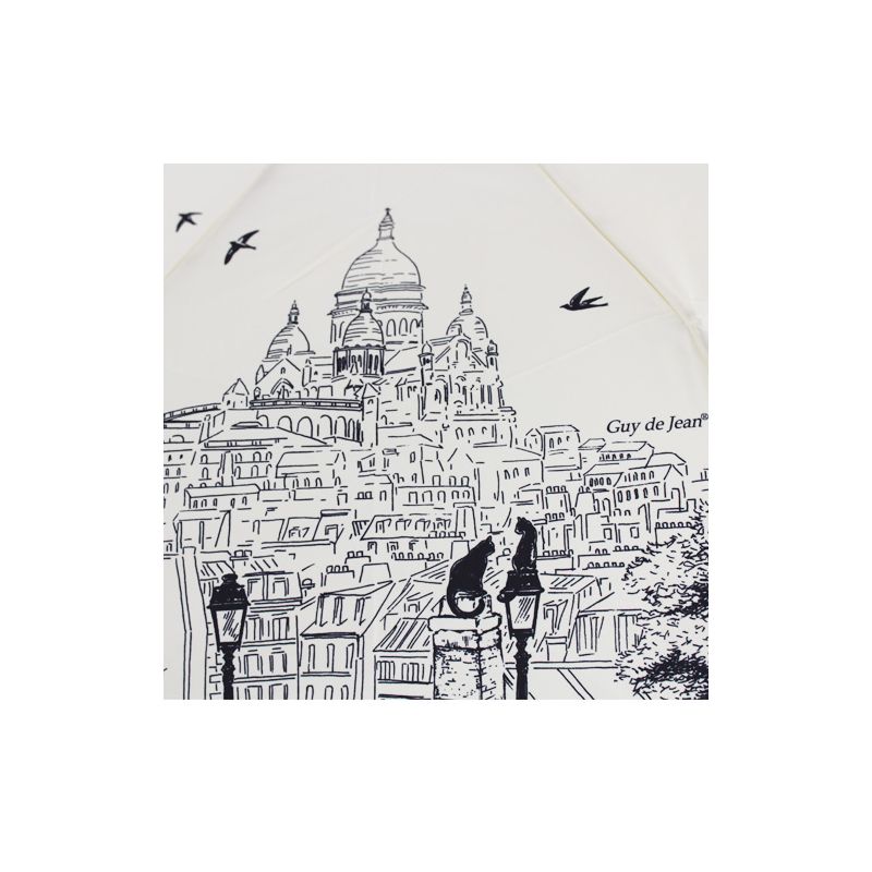 Parapluie pliant femme vue de Montmartre