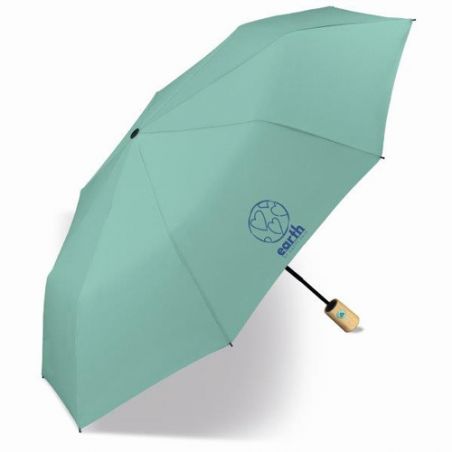 Parapluie pliable écologique vert ouverture automatique