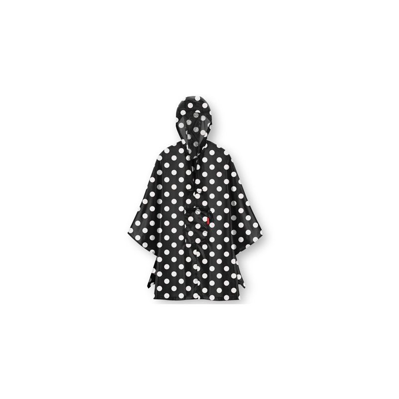 Poncho pour la pluie noir a pois Poncho pour la pluie noir a pois