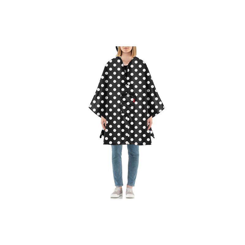 Poncho pour la pluie noir a pois Poncho pour la pluie noir a pois