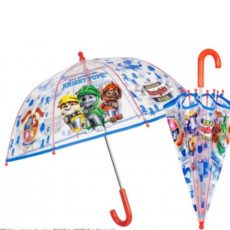 Parapluie transparent cloche Pat Patrouille