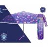 Petit parapluie pliant violet pour collégienne