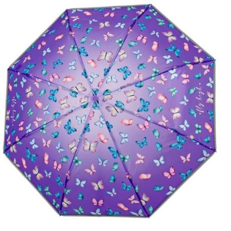 Petit parapluie pliant violet pour collégienne