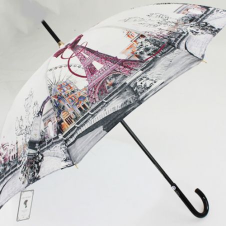 Parapluie canne Tour Eiffel 1900