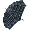 Parapluie canne français écossais bleu pour femme