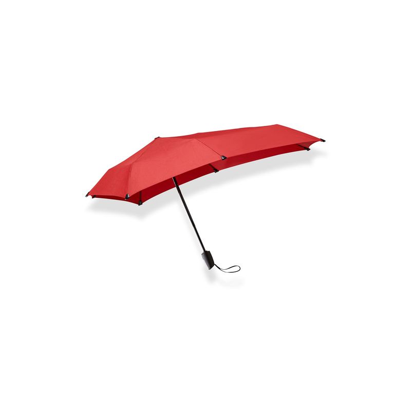 Parapluie pliant tempête Senz rouge ouverture fermeture automatique