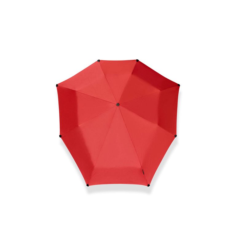 Parapluie pliant tempête Senz rouge ouverture fermeture automatique