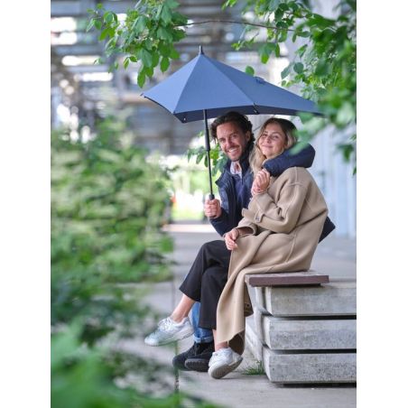 Grand parapluie tempête Senz bleu xxl