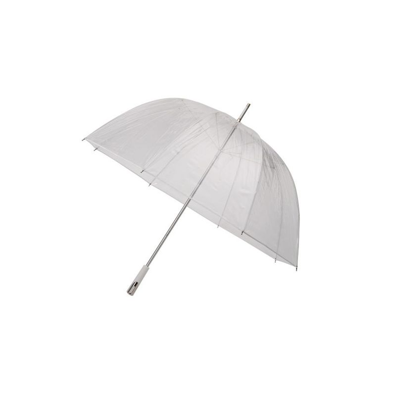 Parapluie cloche golf transparent blanc