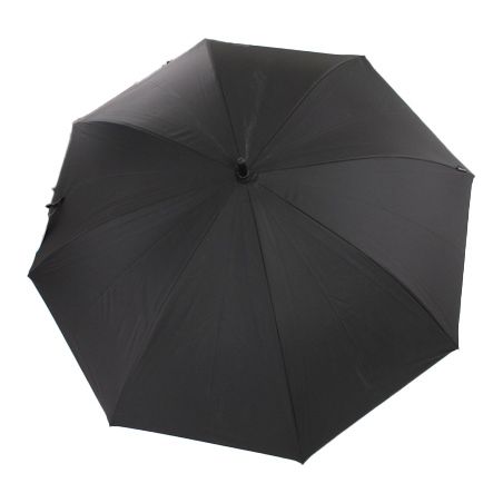 Grand parapluie noir gouttes de pluie