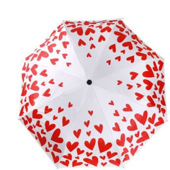 Parapluie pliant automatique i love you