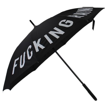 Grand parapluie fantaisie noir fucking rain