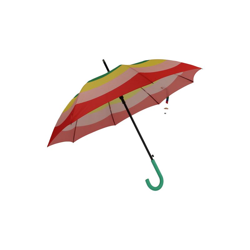 Grand parapluie canne multicolore