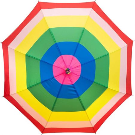 Grand parapluie canne multicolore