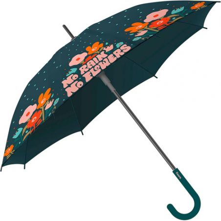 Grand parapluie no rain no flowers