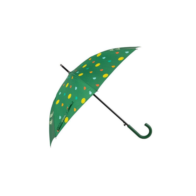 Grand parapluie vert happy