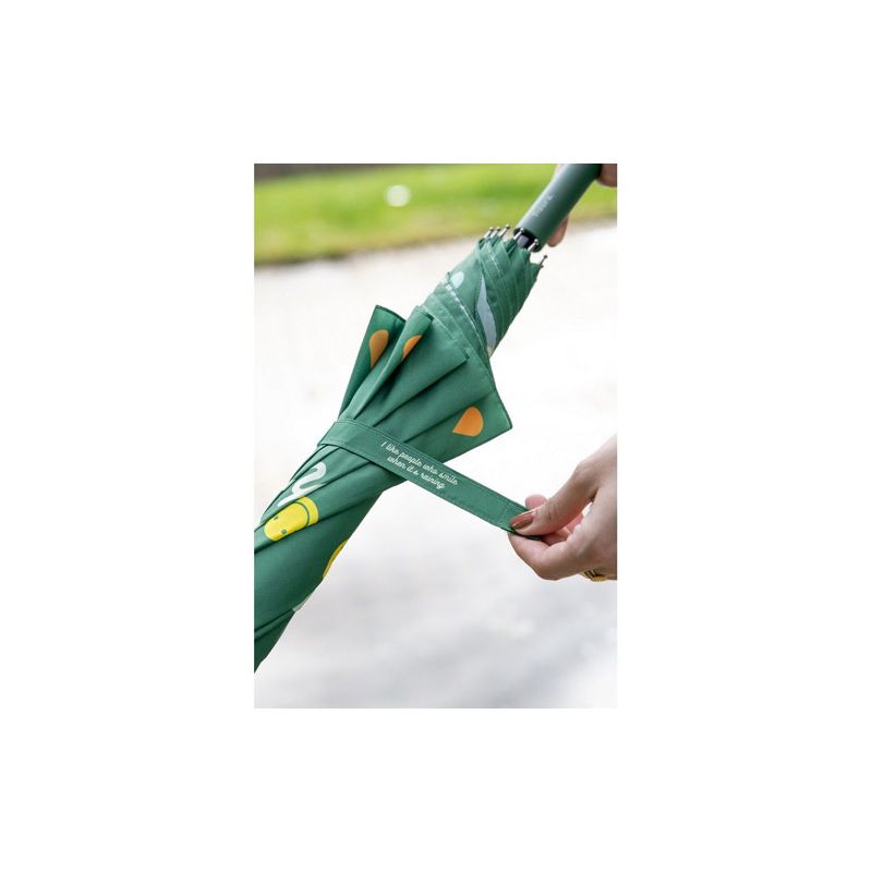 Grand parapluie vert happy