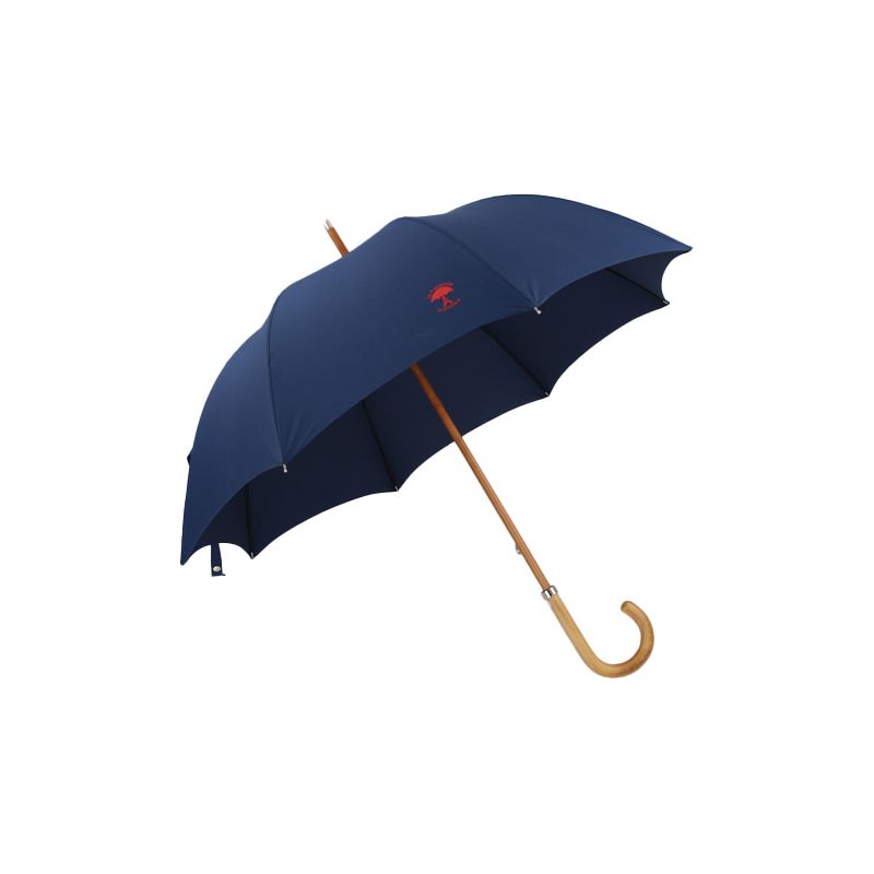Parapluie canne bleu marine le Parapluie Français
