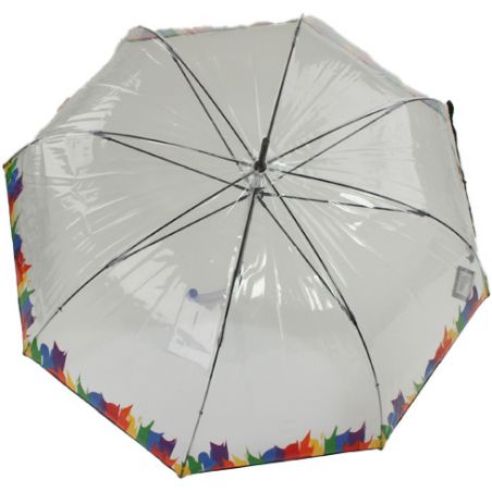 Parapluie long transparent pride Knirps