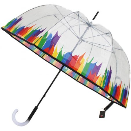 Parapluie long transparent pride Knirps