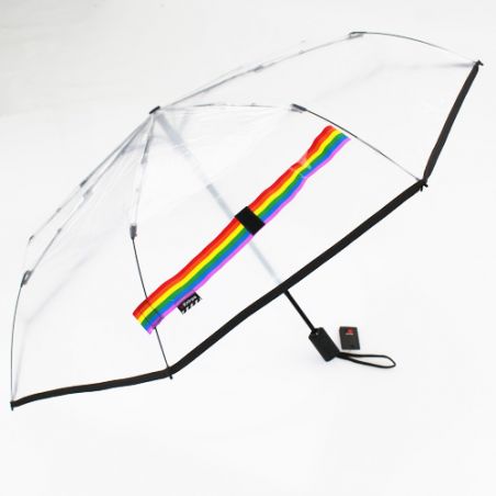 Parapluie pliant transparent automatique Knirps