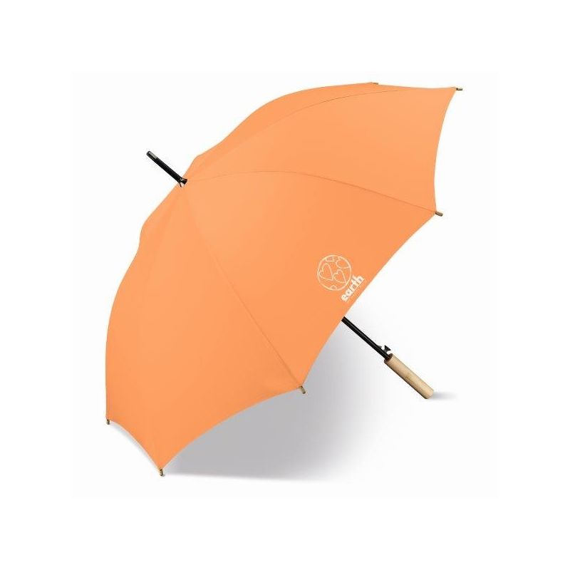 Parapluie golf écologique orange ouverture automatique