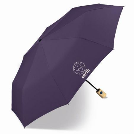 Parapluie pliable écologique violet ouverture automatique