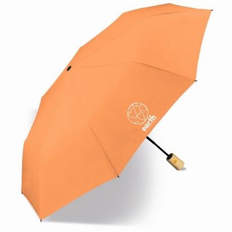 Parapluie pliable écologique orange ouverture automatique