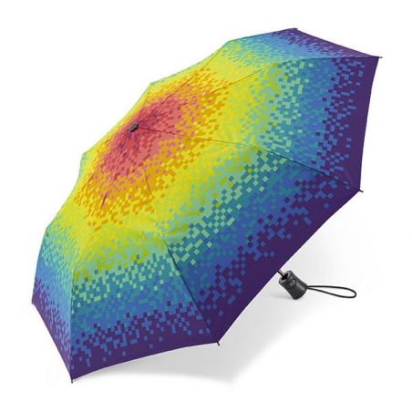 Parapluie pliant automatique multicolore
