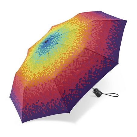 Parapluie pliant automatique pixels multocolores