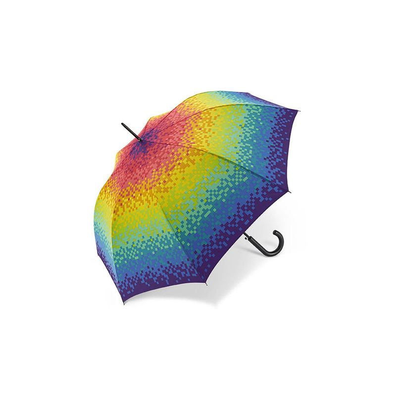Parapluie droit multicolore