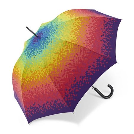 Parapluie droitpixels multicolores